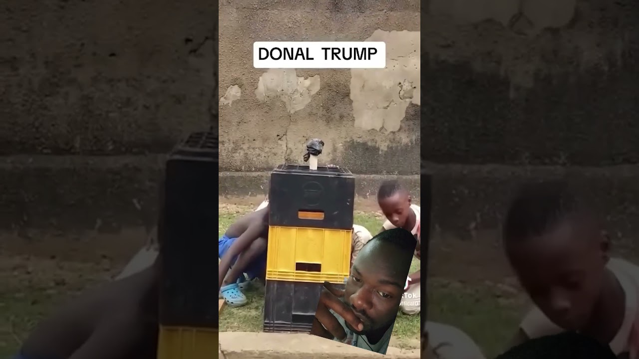 Watch Ugandan kids reenact Trump's un-aliving attempt!