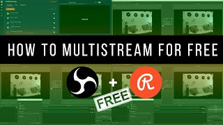 How to Multistream for FREE using multi-instance OBS + restream.io (Facebook, Twitter, Instagram)