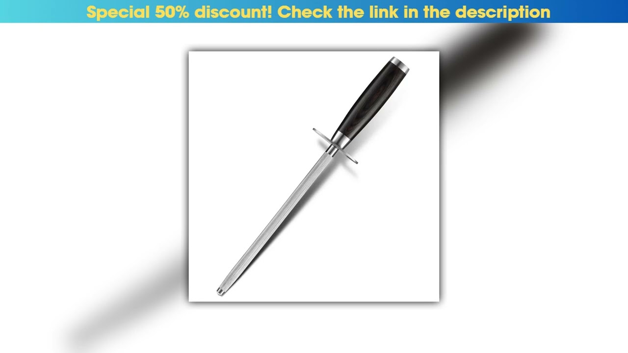 Discount XINZUO Knife Sharpener Rod High Carbon Stainless Steel Sharpener Stick Household Kitchen T