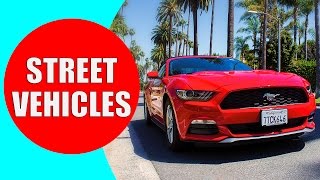 Street Vehicles for Children  Cars and Trucks  Learn Street Vehicle Sounds for Kids | Kiddopedia