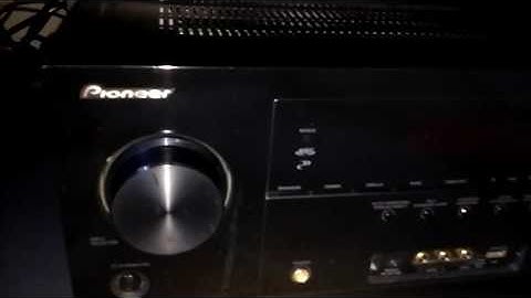 PIONEER VSX-821 RESET