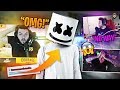 MARSHMELLO ASKS ME TO BE ON HIS ALBUM!! TIM AND MARCEL CAN’T BELIEVE IT! (Fortnite: Battle Royale)