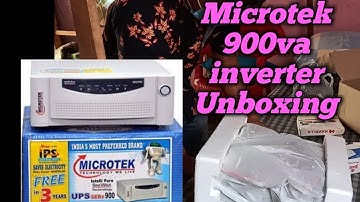 Microtek 900VA inverter Unboxing & installation #SB TECH
