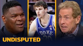 Should the NCAA ban court storming after Duke's Kyle Filipowski was injured by fans? | UNDISPUTED Details