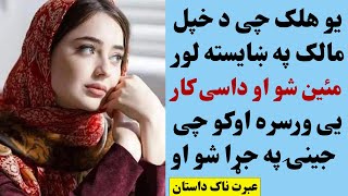 یو هلک چی د خپل مالک په ښایسته لور مئین شو او داسی کار یی ورسره اوکو چی جینۍ په جړا شو او. عبرت ناکه