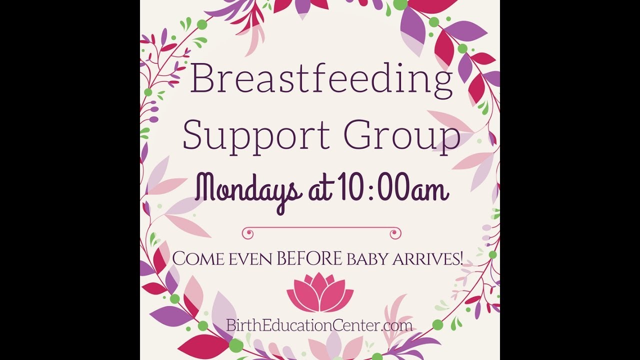 BEC Breastfeeding Support Group YouTube