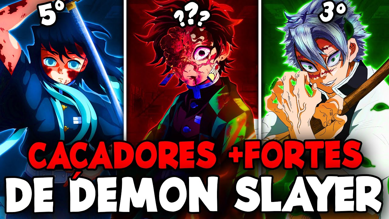 NÍVEIS DE PODERES DE TODOS CAÇADORES DE DEMON SLAYER