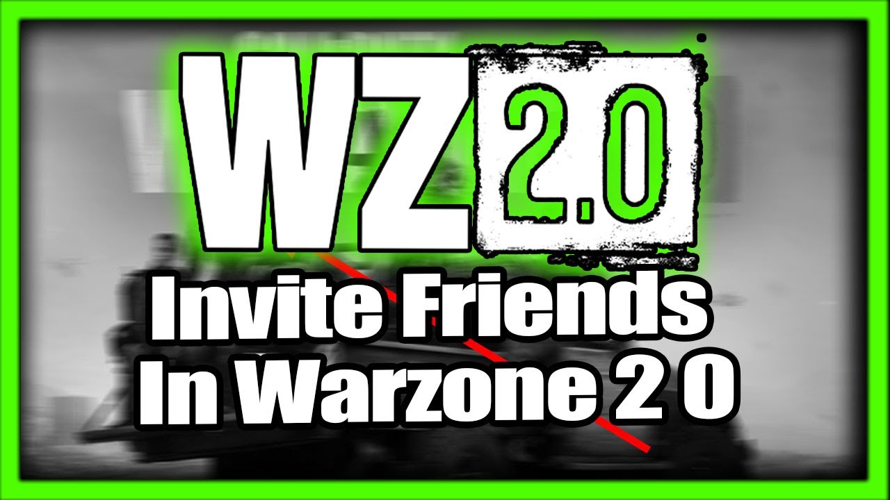 How To Invite Friends In Warzone 2 0 // Cant invite friends on Warzone 2 fix