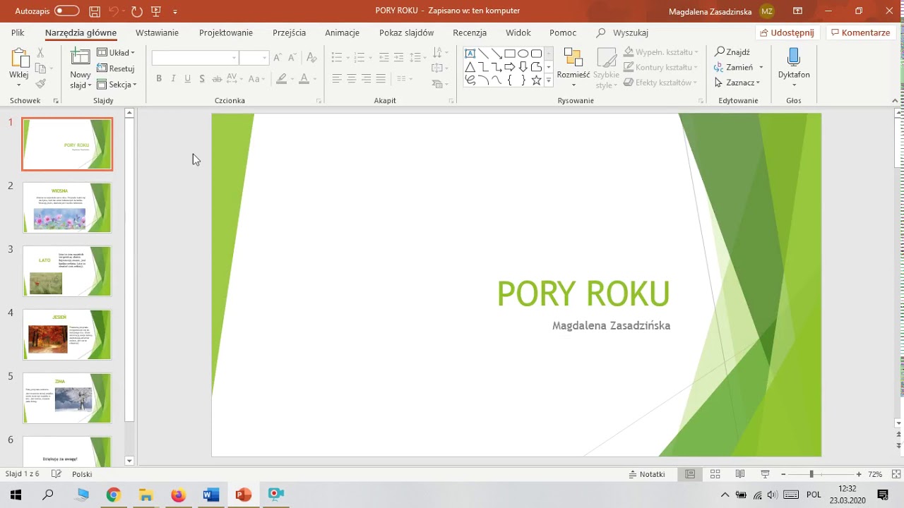 powerpoint online jak zapisac prezentacje