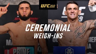 Ufc 302: Ceremonial Weigh-In