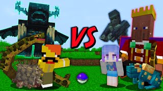 누가 잡은 괴물이 더 강해? [괴물몬스터] Monster Catch Mob Battle in minecraft