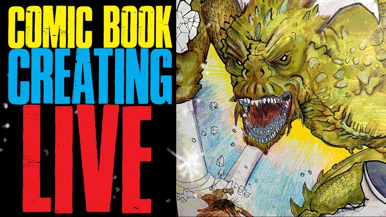 Comic Book Creation Live Show - Chatting and Drawing ALBATROSS JUNCTION Issue #1