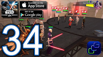 STAR WARS Galaxy of Heroes Android iOS Walkthrough - Part 34 - Squad Cantina Battles 3