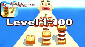 Sandwich Runner Full Gameplay Walkthrough | Levels 1–100 (Android/iOS)