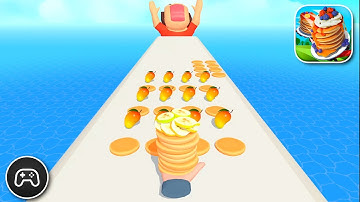 Pancake Run - Gameplay Walkthrough Part 78 - Basic Solution Levels 480-483 (iOS, Android)