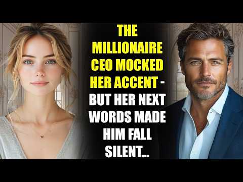 The MILLIONAIRE CEO Mocked Her Accent   But Her Next Words Made Him Fall Silent