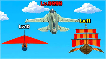 Evolving a Plane to MAX LEVEL 10, 11, 12. Epic Plane Evolution New Update!
