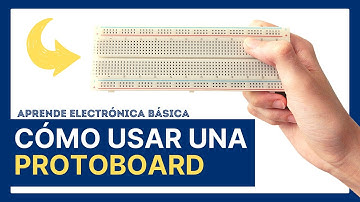 Cómo USAR una PROTOBOARD para PRINCIPIANTES | Electrónica Básica |