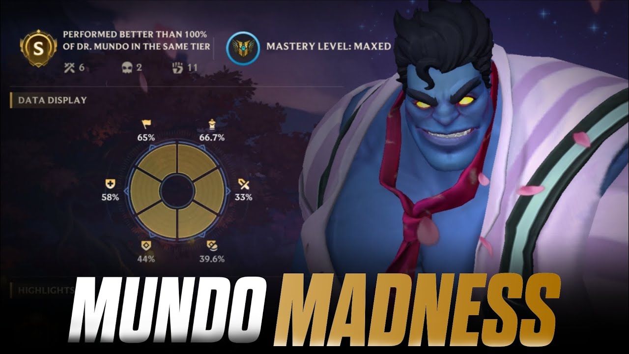 Wild Rift: HOW A TOP 10 MUNDO PERFORMS (200 subs special)