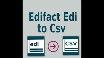 Edifact Edi To Csv Converter