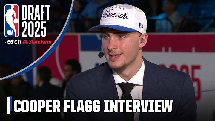 Cooper Flagg's full reaction to getting drafted No. 1 overall by the Dallas Mavericks | 2025 NBA Dra