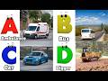 ABC Song Phonics, Transportation Song, ABC Song, Alphabet Educational Song A to Z for kids