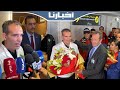 استقبال حافل لأسود الفوتسال بمطار محمد الخامس والدكيك لولا الإكراهات لحققنا الأفضل استقبال حافل لأسود الفوتسال بمطار محمد الخامس والدكيك لولا الإكراهات لحققنا الأفضل