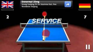 스마트폰 게임리뷰 - 버철테이블테니스3D (virtual table tennis 3D) - screenshot 5