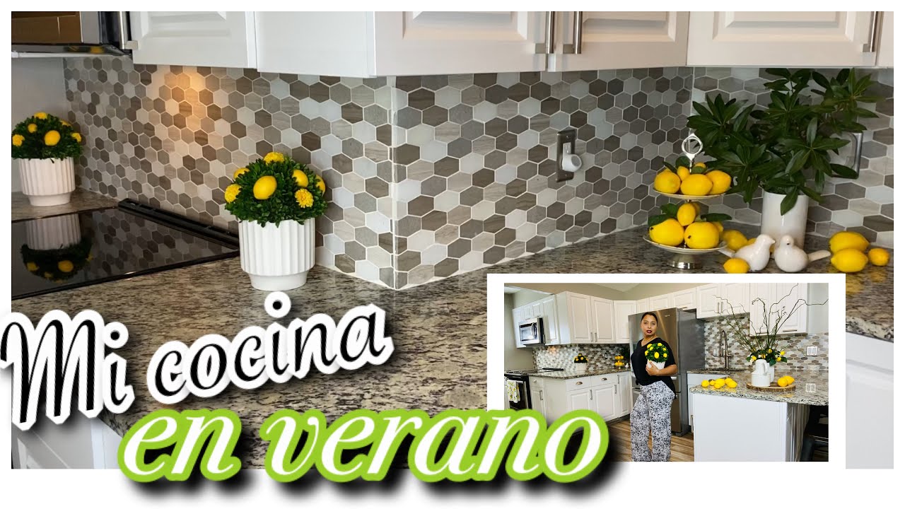 Decorando la cocina con Limones amarillos 🍋🍋🍋🍋