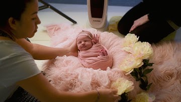 Newborn Photo Session Tips & Tutorials | BTS - Setup to final Image #4