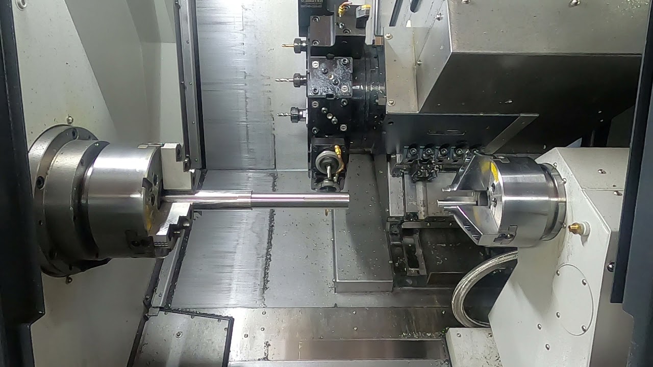 Torno con sub-husillo 13 herramientas vivas modelo MK220LSMC.