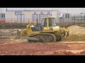 Komatsu D65E and Dynapac CA250-II