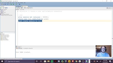 Oracle SQL Lab 2 - Objective 2: Create a User and Establish a Connection