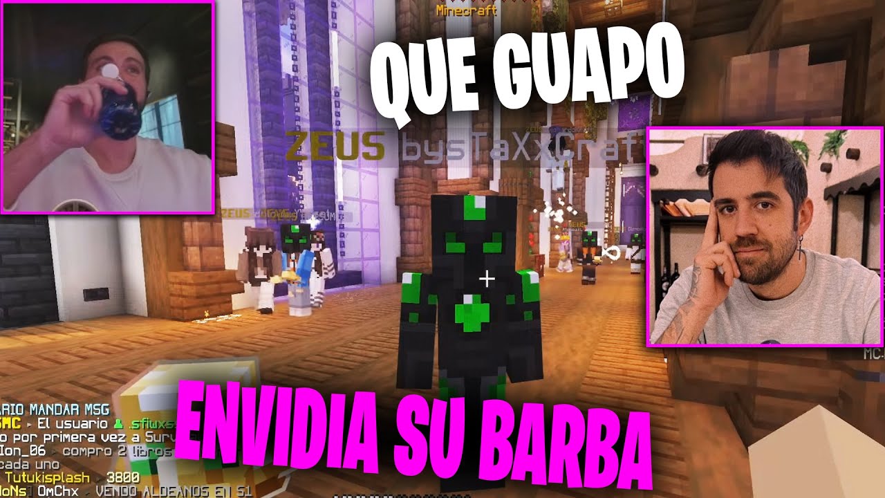 VEGETTA se ENCUENTRA con AURON con una BARBA de ENVIDIA 🧔😅