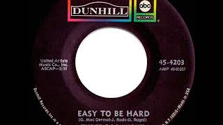 1969 Hits Archive: Easy To Be Hard - Three Dog Night (A Record - - Mono 45)