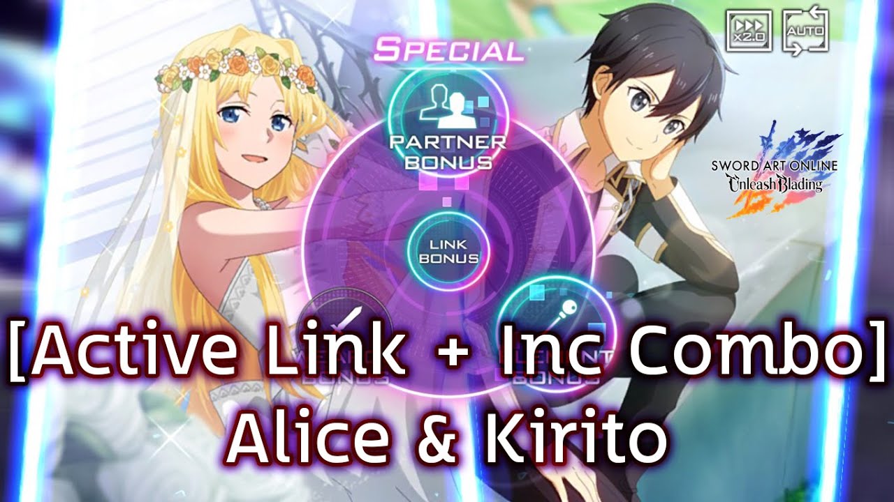 [SAOUB] [Active Link + Inc Combo] [Blessed Flowers] Alice & [A New