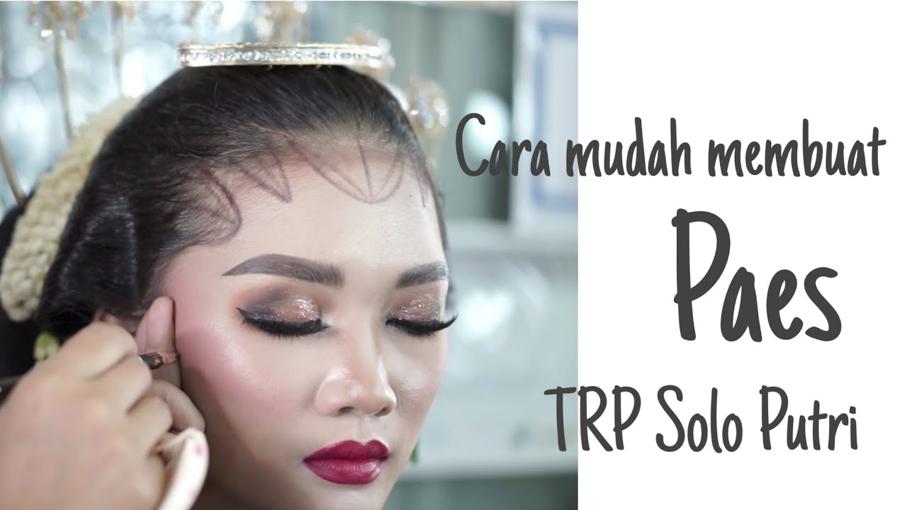 Cara mudah membuat paes solo putri