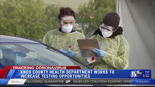 Knox County Health Department working to increase COVID-19 testing