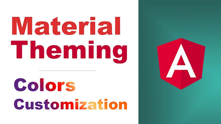 Angular Material Theme – Custom Colors [Detailed overview, 2020]