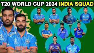 T20 World Cup 2024 | India 15 MembersTeam Squad Team India Squad T20 WorldCup 2024 | T20 WC 2024