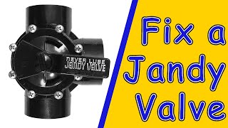 Changing O rings on a Jandy 3 way valve