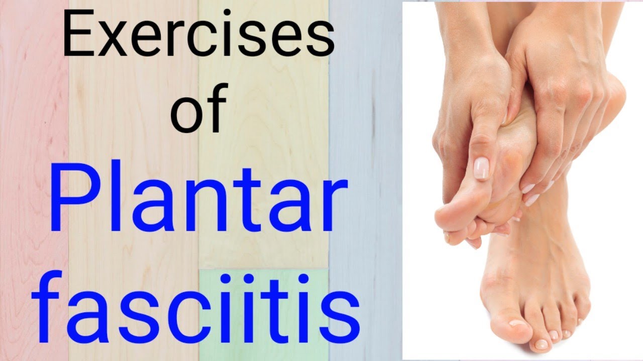 Plantar Fasciitis - some Exercises at home - YouTube