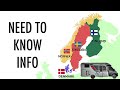 Watch THIS VIDEO before your ROADTRIP to Sweden / Norway / Finland - VanChat Tuesday