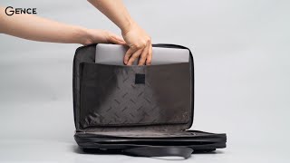 Cặp xách nam cao cấp Gence da bò Saffiano GCE13