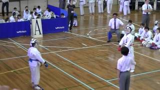 06986 20151004越谷大会女子組手莉奈2