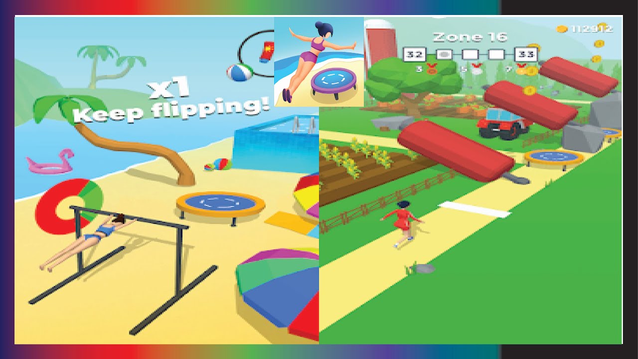 Flip Jump Stack! All Levels Complete Gameplay Android New Update