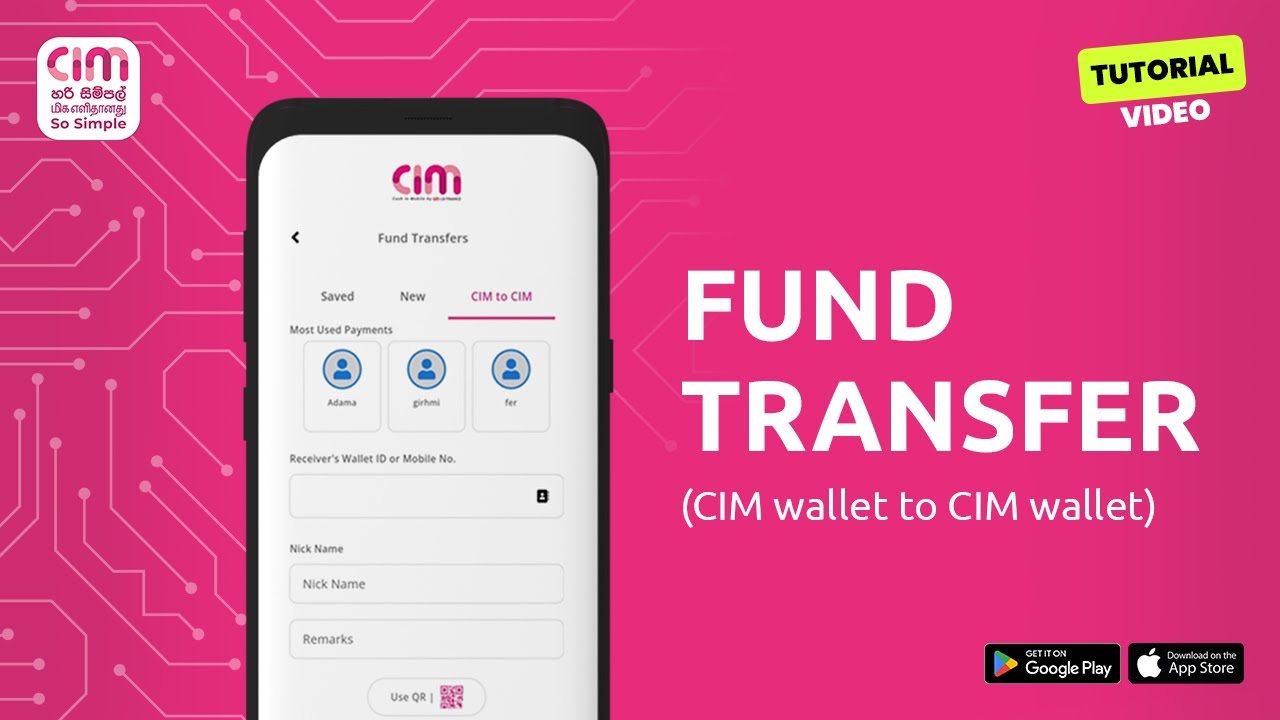 Walet Transfer Send Money in a Snap, LB CIM Wallet to Wallet Transfer. - YouTube