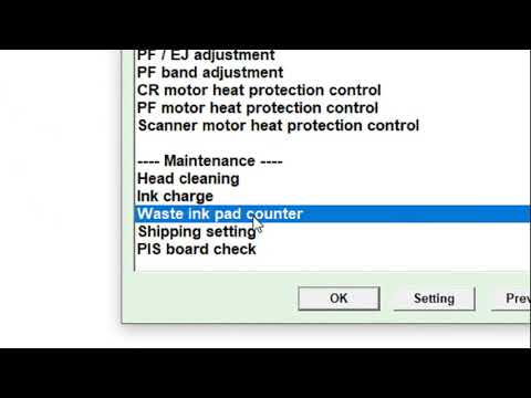 video How to Reset Epson XP 332 332a 335