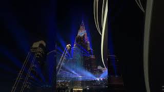 Burj Khalifa Laser Show ⚡ Deep House Energy #shorts #dubai #deephouse #laser