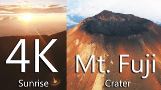 4K Amazing Aerial (Drone) View of Mount FUJI | UHDrone